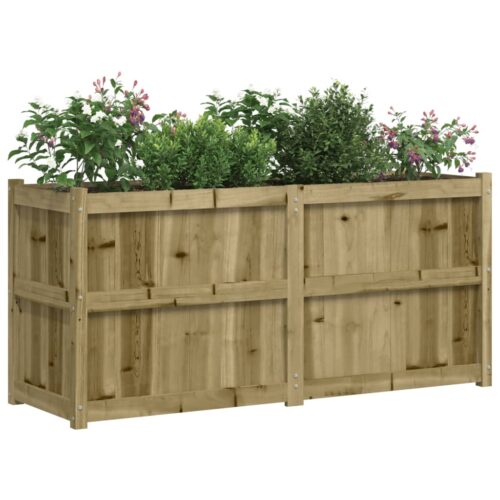 Garden Planter 150x50x70cm Impregnated Wood Pine - Image 4