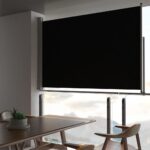 Patio Retractable Side Awning 160 x 300cm Black