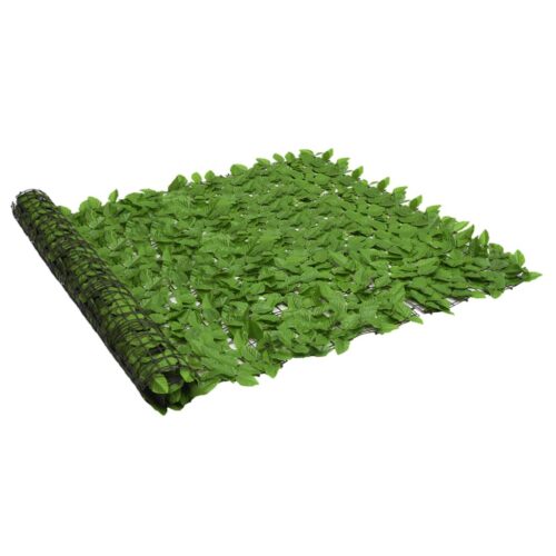 Balcony Screen with Green Leaves 400x150cm - Image 2