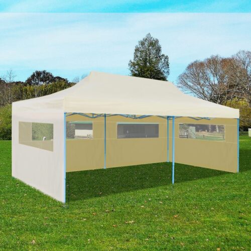 Cream Foldable Pop-up Party Tent 3 x 6 m - Image 10