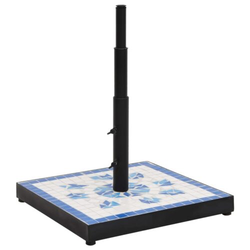 Parasol Base Blue White Square 12 kg - Image 2