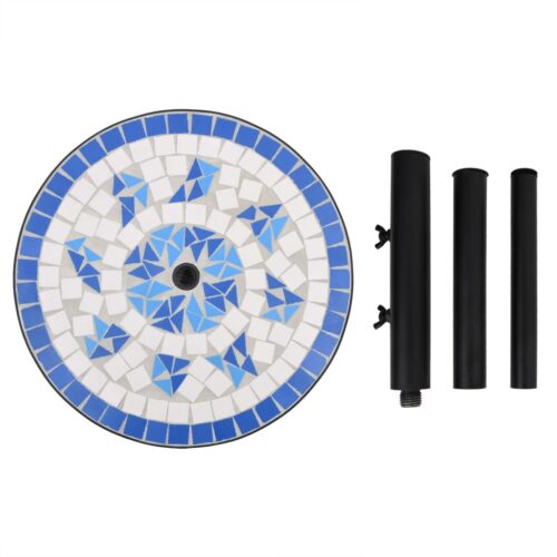 Parasol Base Blue White Round 12 kg - Image 5