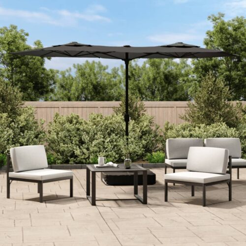 Double-Head Parasol Anthracite 316x240cm - Image 8