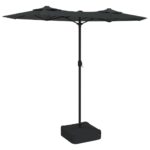Double-Head Parasol Anthracite 316x240cm