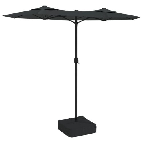 Double-Head Parasol Anthracite 316x240cm