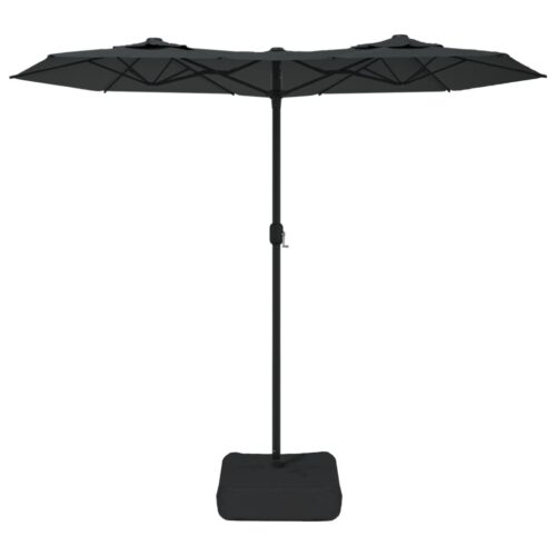 Double-Head Parasol Anthracite 316x240cm - Image 3