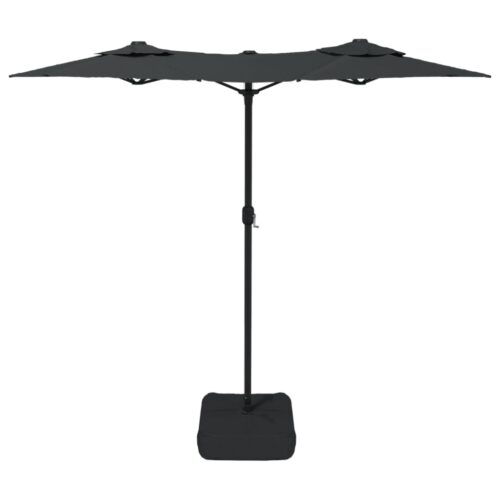 Double-Head Parasol Anthracite 316x240cm - Image 4