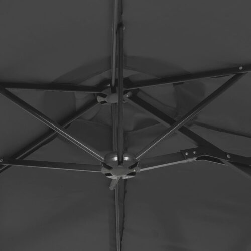 Double-Head Parasol Anthracite 316x240cm - Image 6