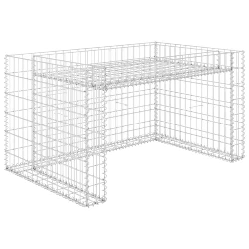 Lawn Mower Garage with Raised Bed 110x80x60cm Steel Wire - Image 2