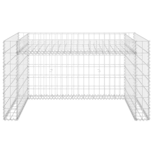 Lawn Mower Garage with Raised Bed 110x80x60cm Steel Wire - Image 3