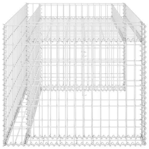 Lawn Mower Garage with Raised Bed 110x80x60cm Steel Wire - Image 4