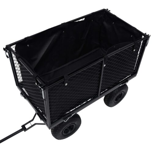Garden Cart Liner Black 81x41x40cm Fabric - Image 4