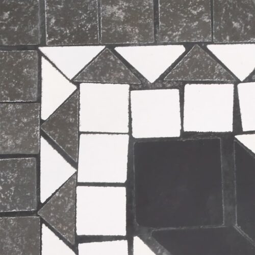 Parasol Base Black White Square 12 kg - Image 6
