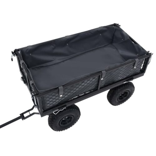 Garden Cart Liner Dark Grey 81x41x21cm Fabric - Image 4