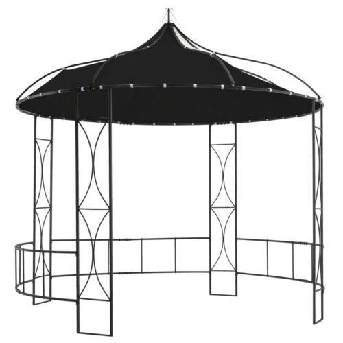 Gazebo 300x290cm Anthracite Round
