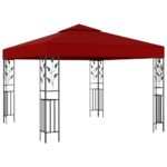Gazebo 3x3m Wine Red