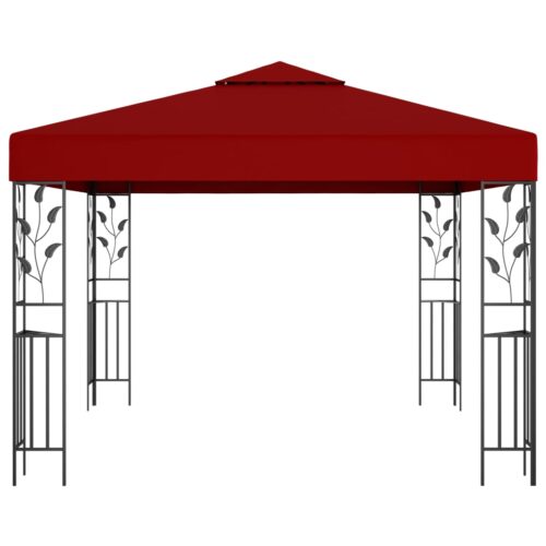 Gazebo 3x3m Wine Red - Image 2