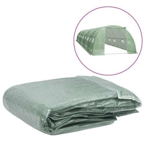 Greenhouse Replacement Cover (32m ) 400x800x200cm Green