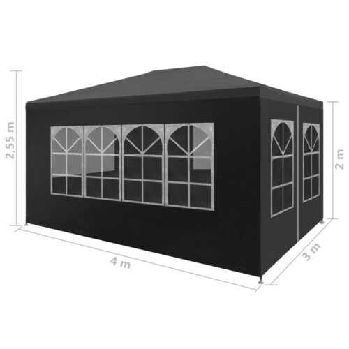 Party Tent 3x4m Anthracite - Image 8