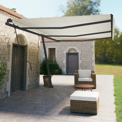 Awning Post Set Anthracite 600x245cm Iron - Image 11