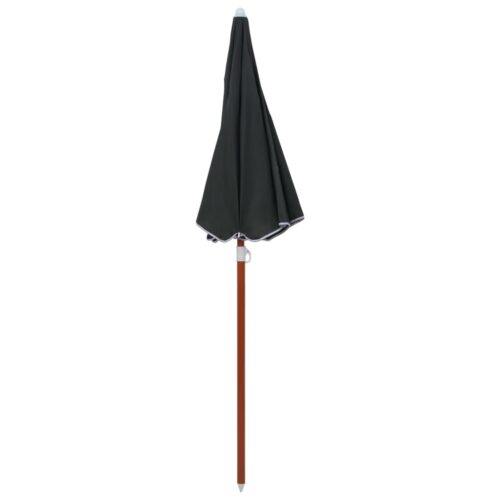 Parasol with Steel Pole 180cm Anthracite - Image 2