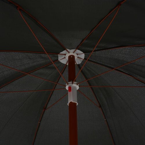 Parasol with Steel Pole 180cm Anthracite - Image 4
