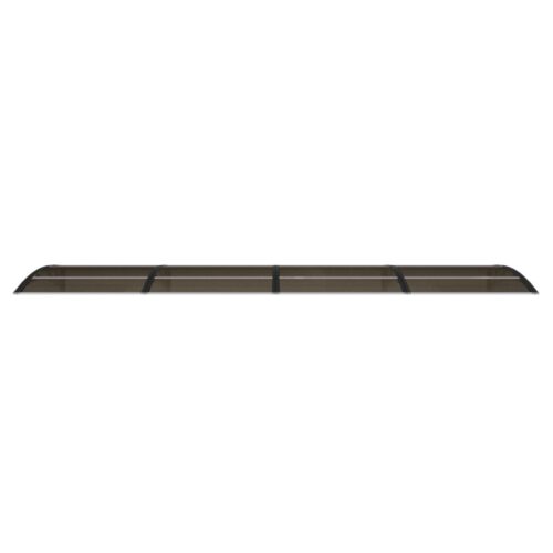 Door Canopy Black 400x100cm Polycarbonate - Image 3