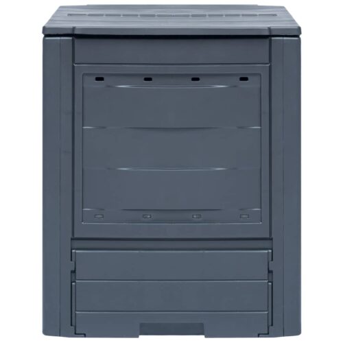Garden Composters 2pcs Grey 60x60x73cm 520 L - Image 2