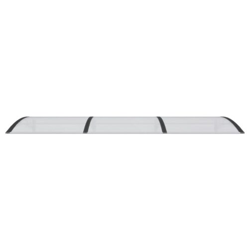 Door Canopy Black 300x100cm Polycarbonate - Image 3