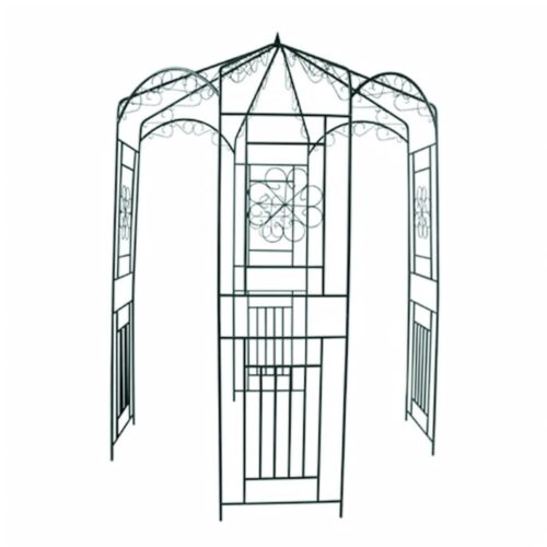 Garden Arch 250cm Dark Green - Image 2