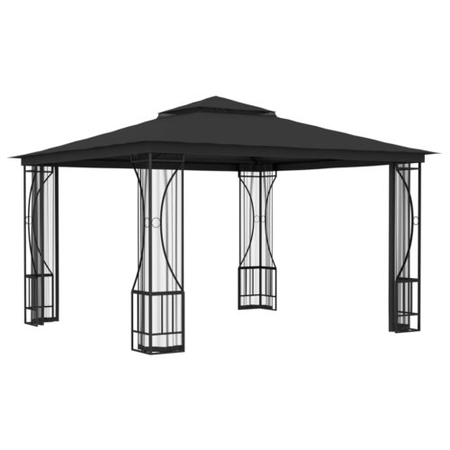 Gazebo with Nets 300x300x265cm Anthracite - Image 3