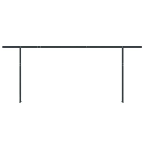 Awning Post Set Anthracite 600x245cm Iron - Image 3