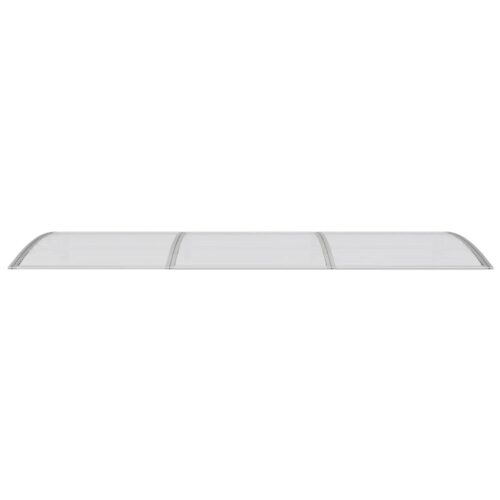 Door Canopy Grey 300x100cm Polycarbonate - Image 3