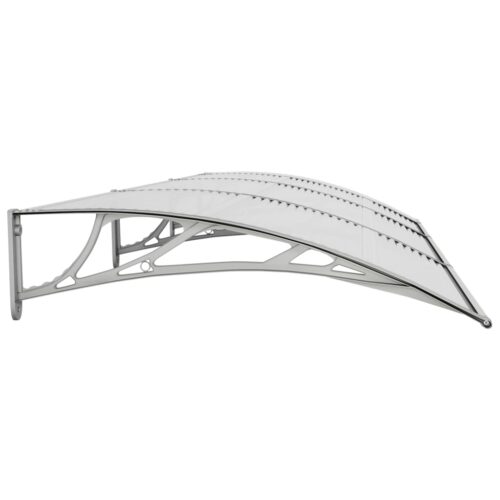 Door Canopy Grey 300x100cm Polycarbonate - Image 4
