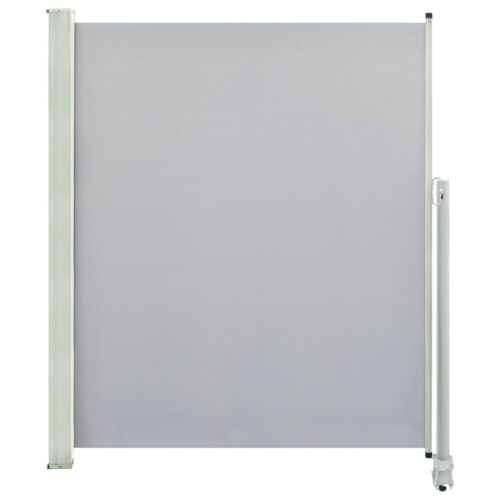 Patio Retractable Side Awning 160 x 300cm Grey - Image 2