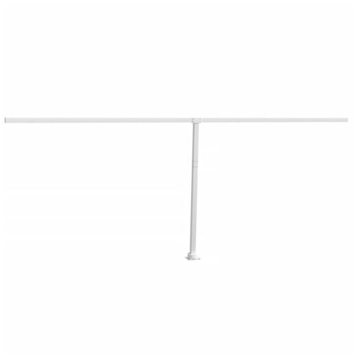 Awning Post Set White 600x245cm Iron - Image 5