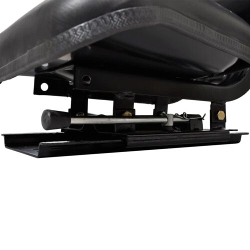 Tractor Seat with Backrest Black - Image 3