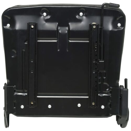 Forklift Tractor Seat with Adjustable Backrest Black - Image 4