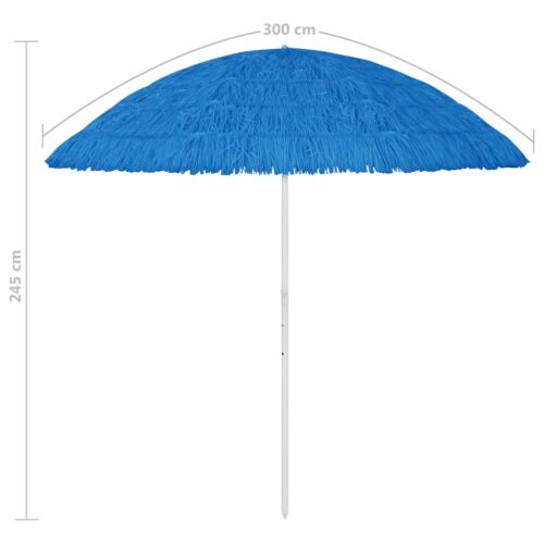 Hawaii Beach Umbrella Blue 300cm - Image 8