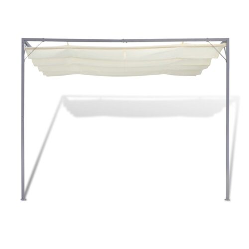 Garden Patio Awning Sun Shade Canopy Wall Gazebo - Image 3