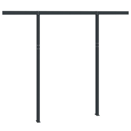 Awning Post Set Anthracite 300x245cm Iron