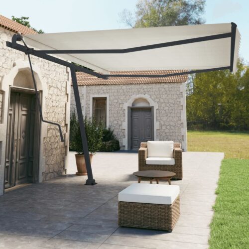 Awning Post Set Anthracite 450x245cm Iron - Image 11