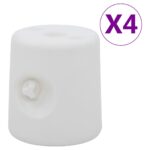 Gazebo Weights 4pcs PE White