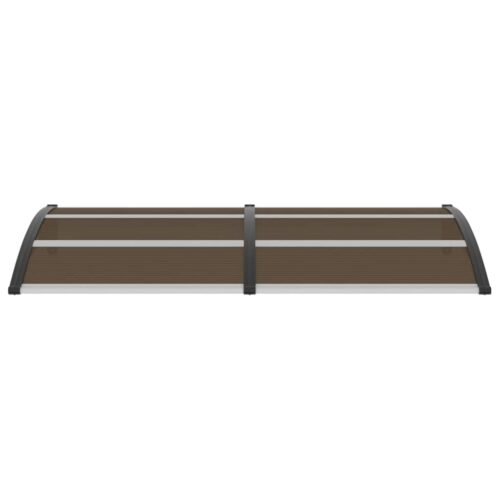 Door Canopy Black 200x100cm PC - Image 2