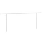 Awning Post Set White 600x245cm Iron
