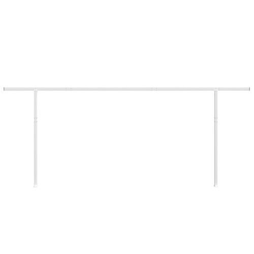 Awning Post Set White 600x245cm Iron - Image 3