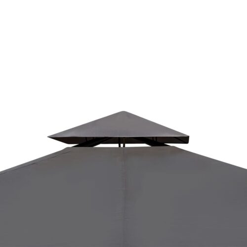 Poly Rattan Gazebo with Dark Grey Roof 3 x 3 m - Image 3