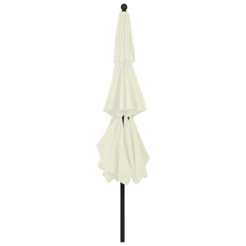3-Tier Parasol with Aluminium Pole Sand 3.5 m - Image 4