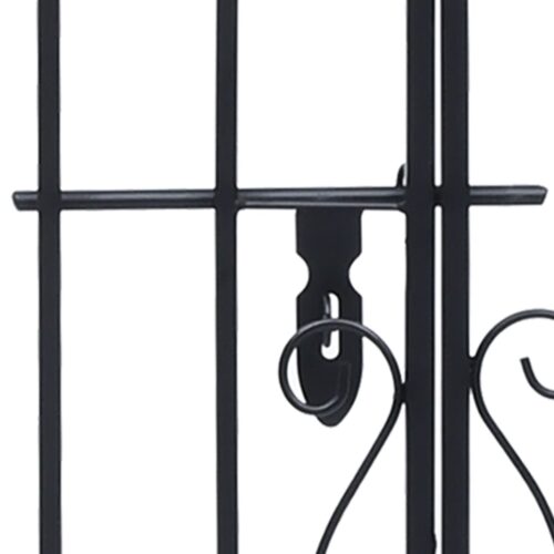 Ornamental Garden Gate Wrought Iron 122x20.5x100cm - Image 5