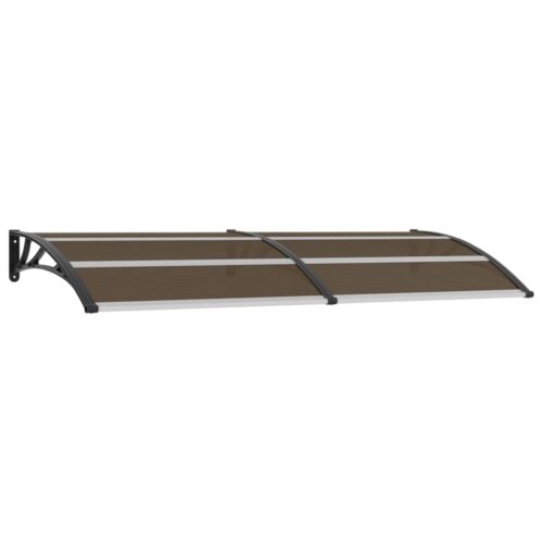 Door Canopy Black 240x100cm PC